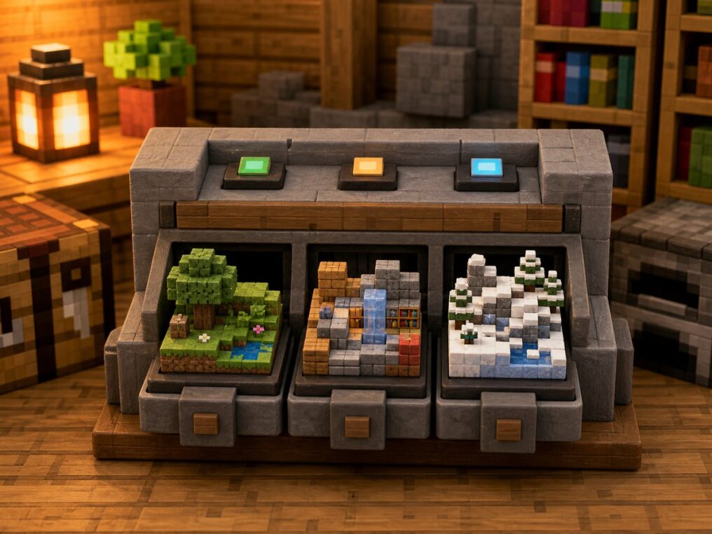Выбор установки в Minecraft Launcher