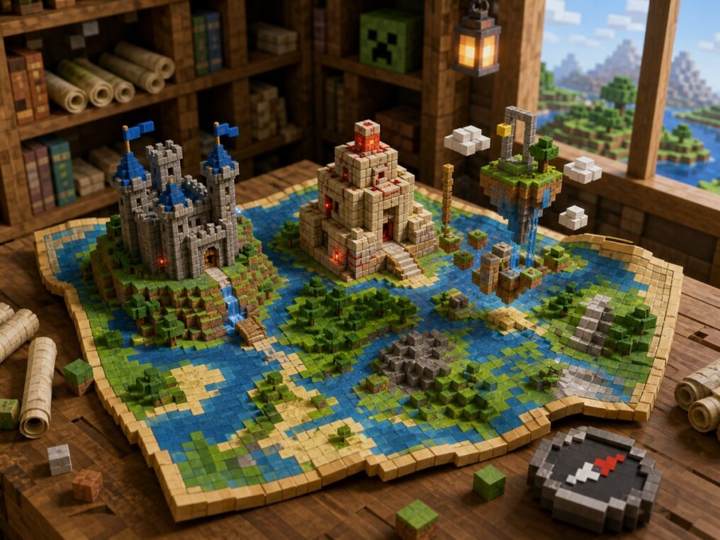 Подборка готовых миров Minecraft разных жанров