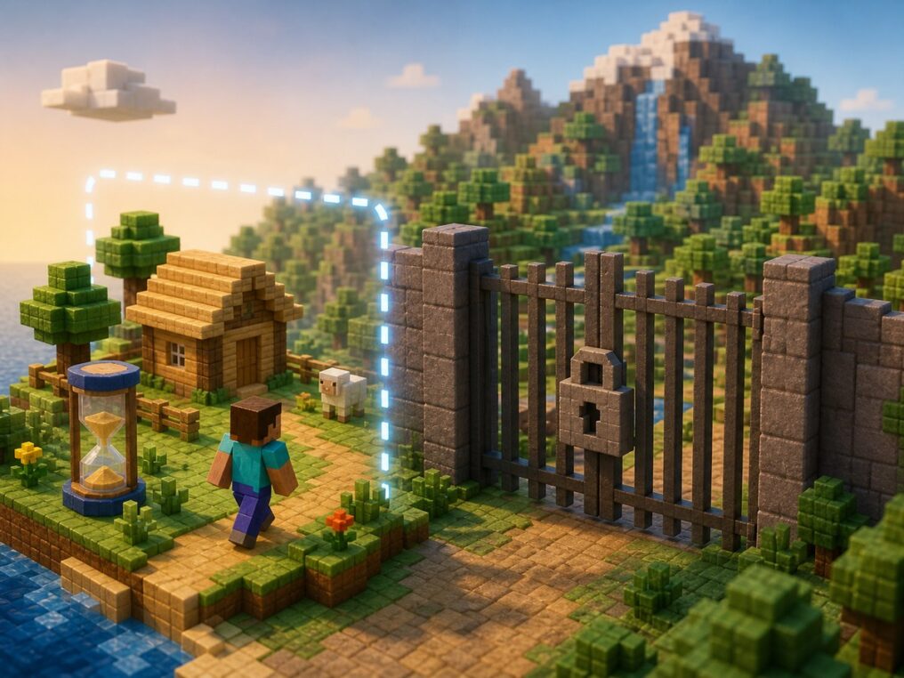 Официальный пробный мир Minecraft