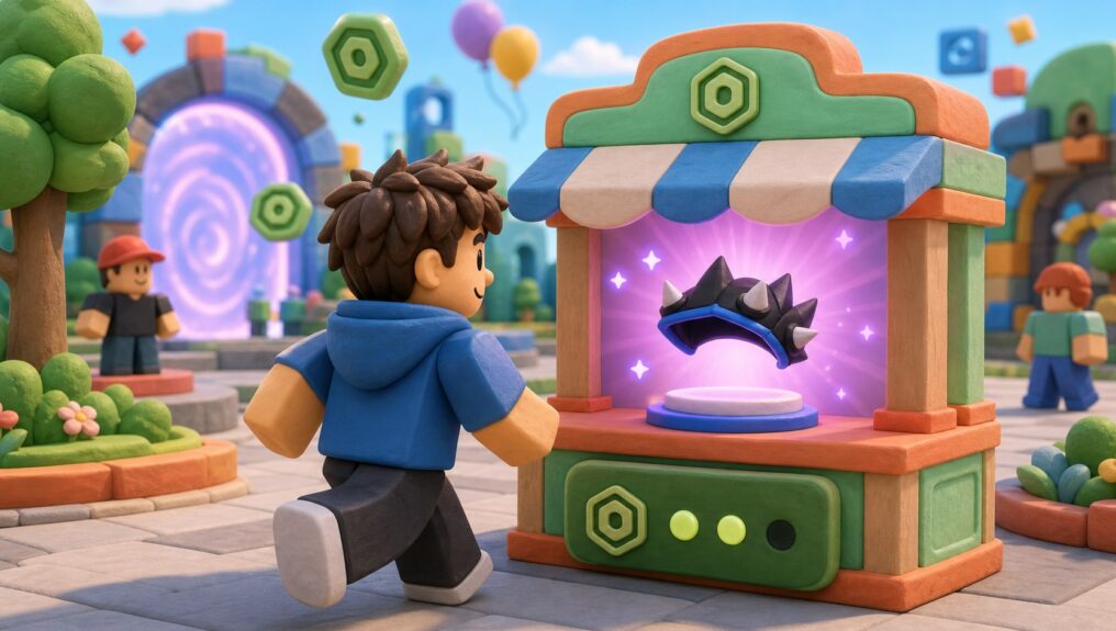 Бесплатная UGC-награда в Roblox experience