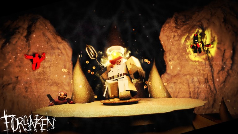 Убийца на темной карте Forsaken Roblox