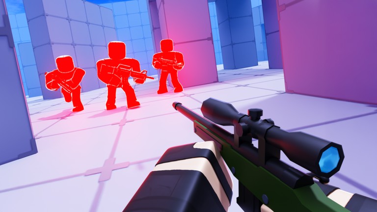 Командный бой на арене RIVALS Roblox