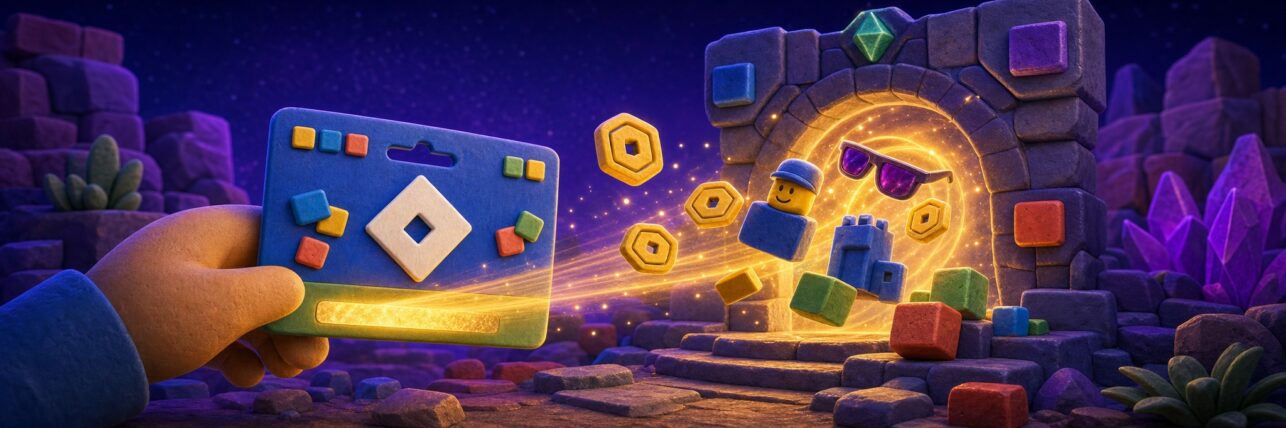 Подарочная карта Роблокс: как активировать код и получить Robux